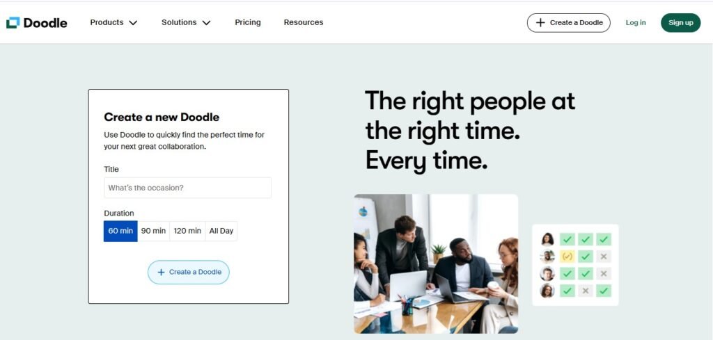 Group Polls for Easy Team Scheduling